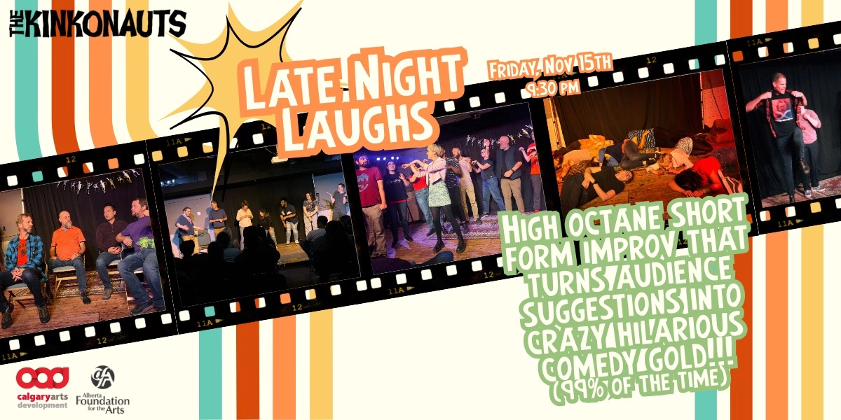 Event image for Late Night with The Kinkonauts: Late Night Laughs