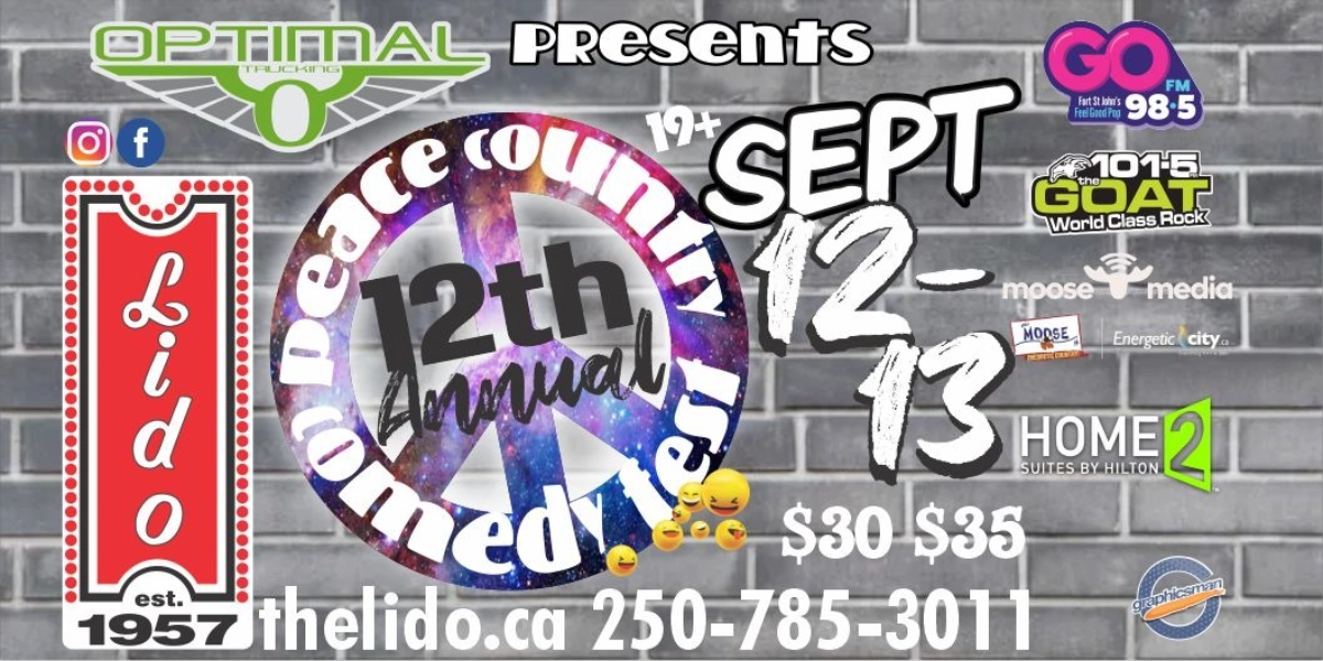 Event image for Peace Country Comedy Fest - Friday Sept 12th