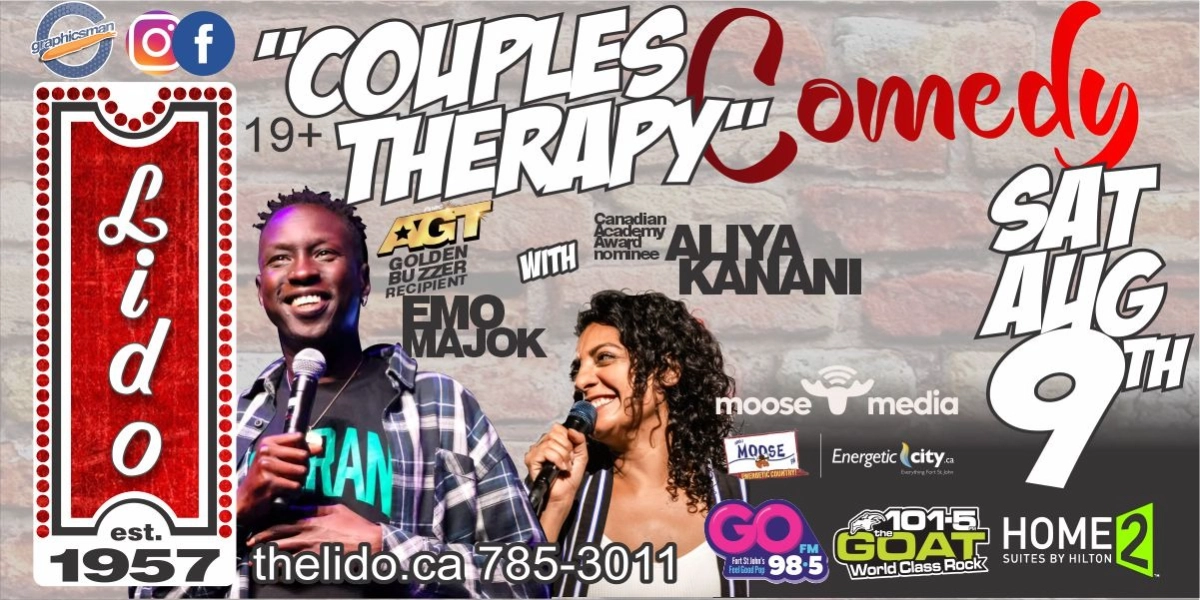 Event image for Couples Therapy Comedy Show- Saturday August 9th