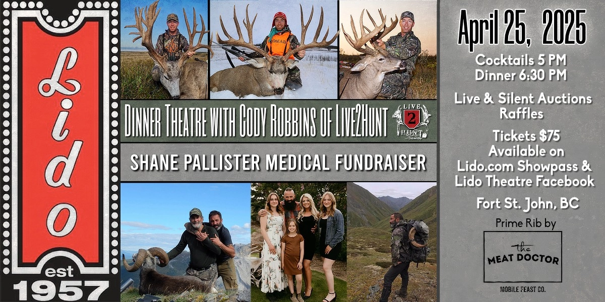Event image for Dinner Theatre with Cody Robbins: Shane Pallister Fundraiser - Friday April 25th