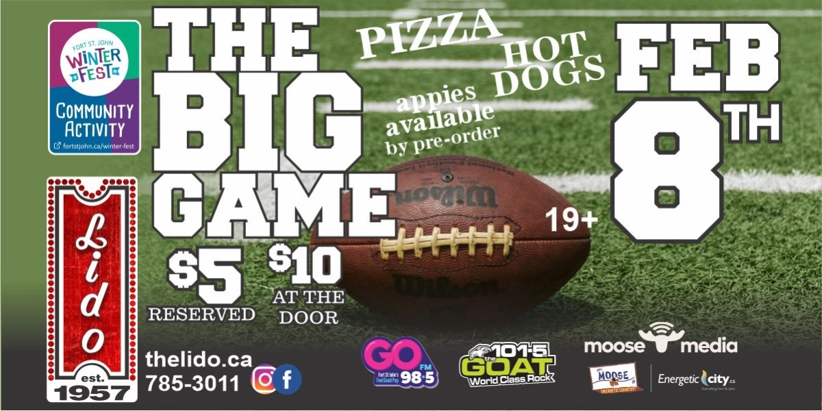 Event image for The Big Game February 8th 2026