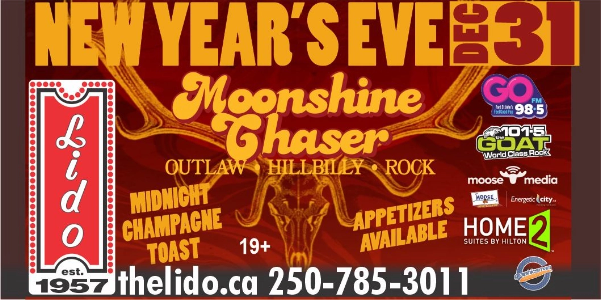 Event image for NEW YEAR'S EVE MOONSHINE CHASER - Wednesday December 31st