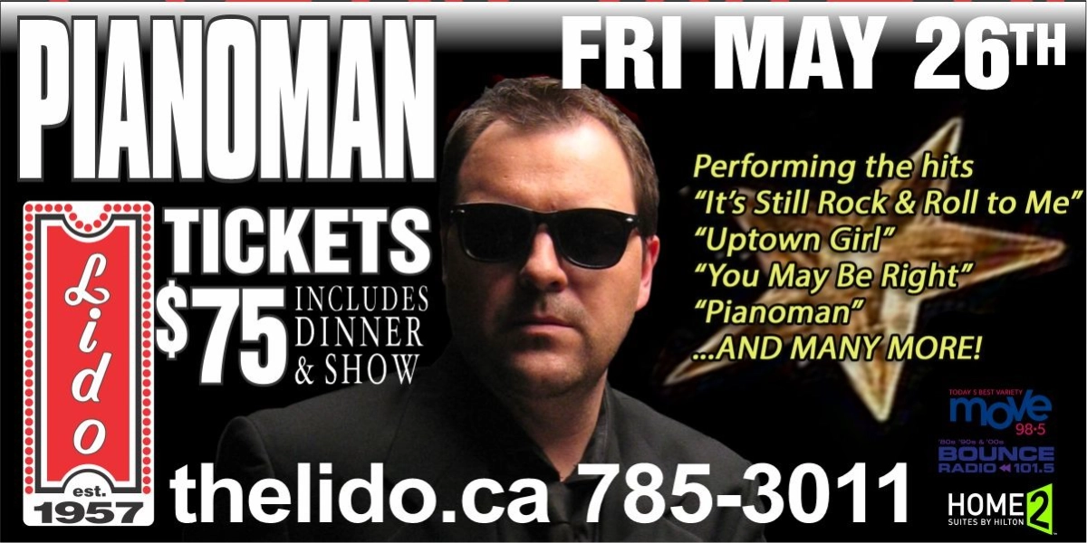 Event image for Pianoman - Dinner & Show - Friday May 26th