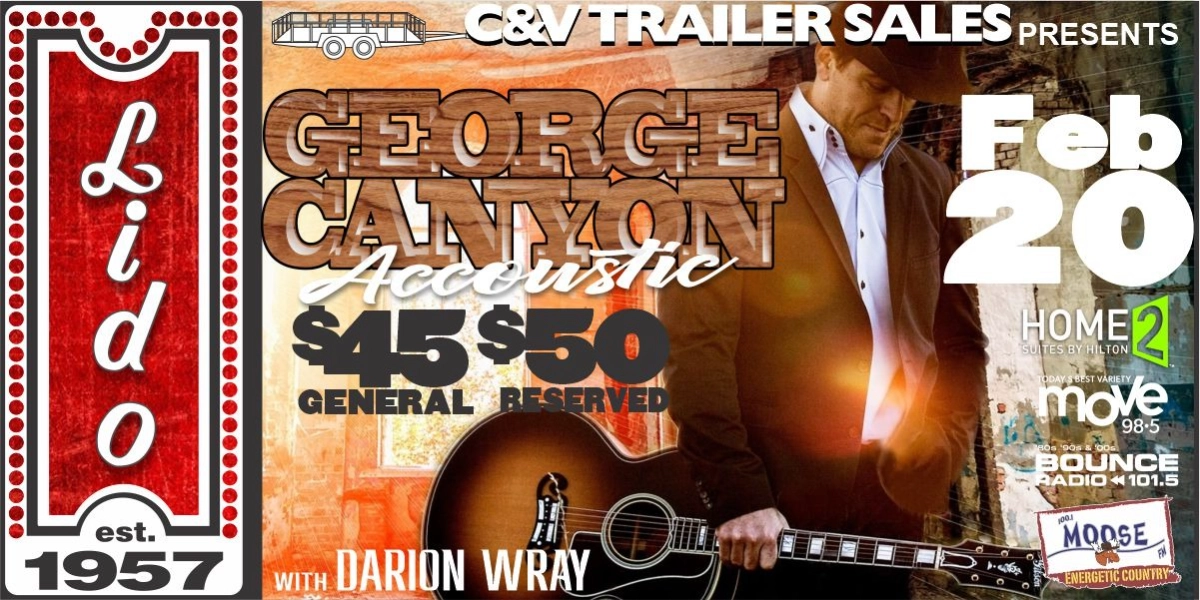 Event image for George Canyon Accoustic - Tuesday February 20th