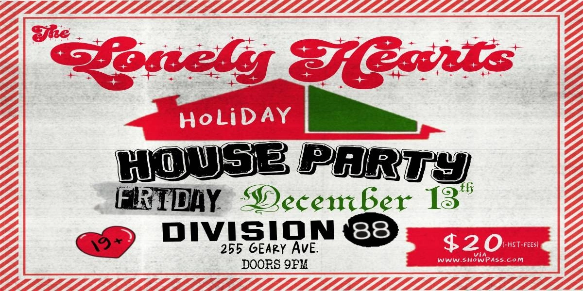 Event image for The Lonely Hearts Holiday House Party!