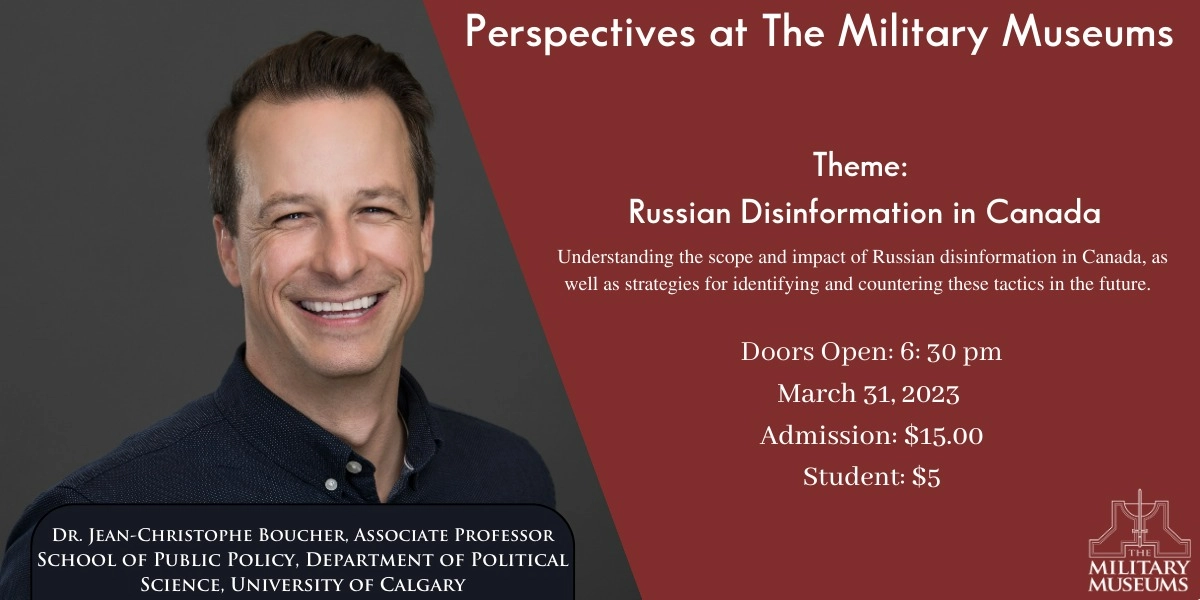 Event image for Perspectives: Russian Disinformation in Canada
