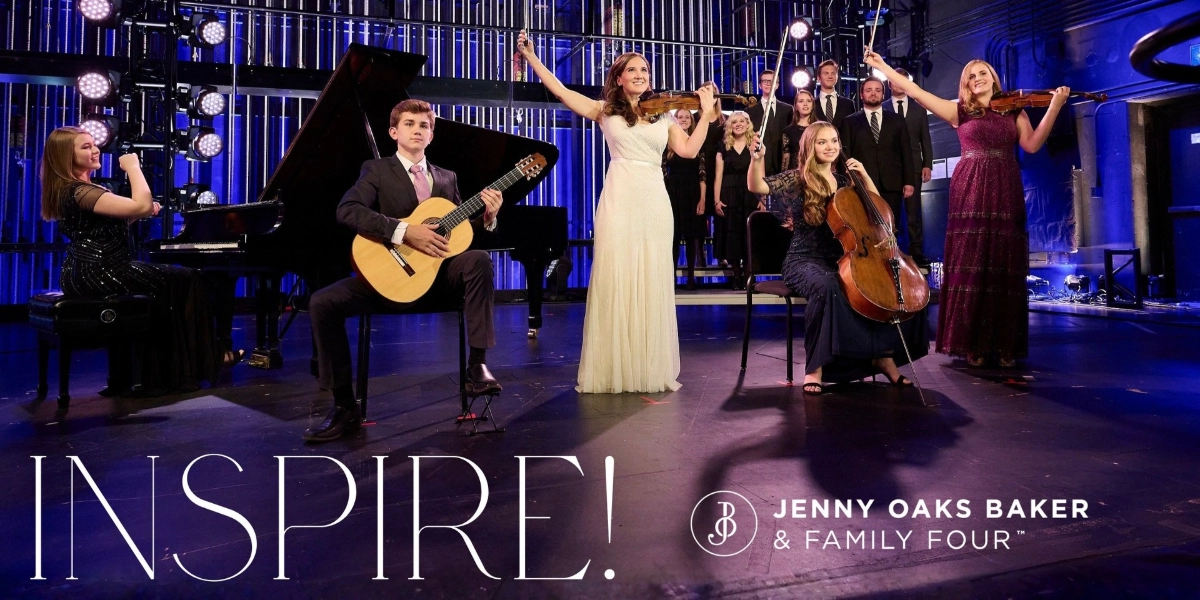 Event image for INSPIRE! Jenny Oaks Baker & Family Four