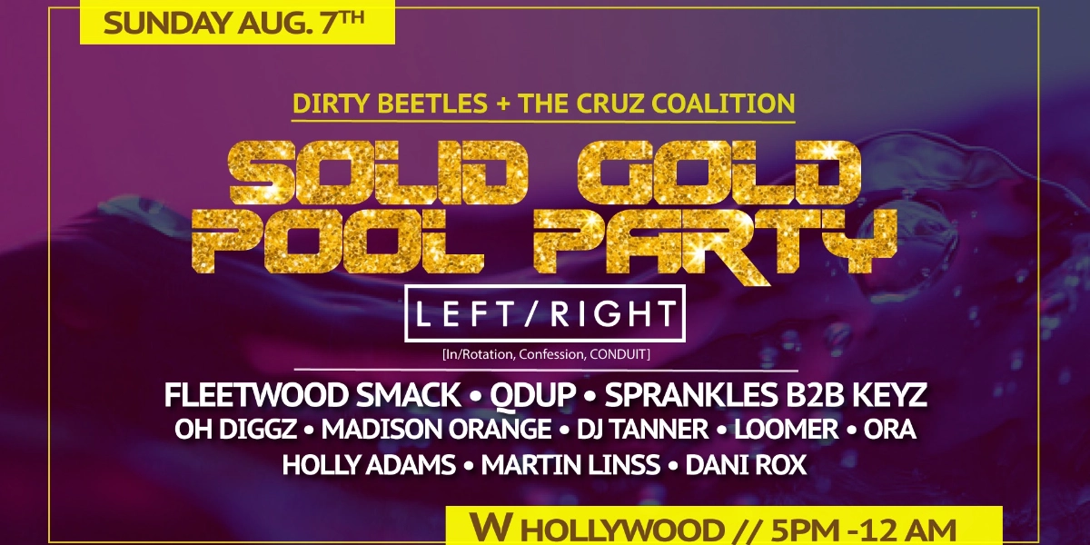 Event image for Solid Gold Pool Party 2022