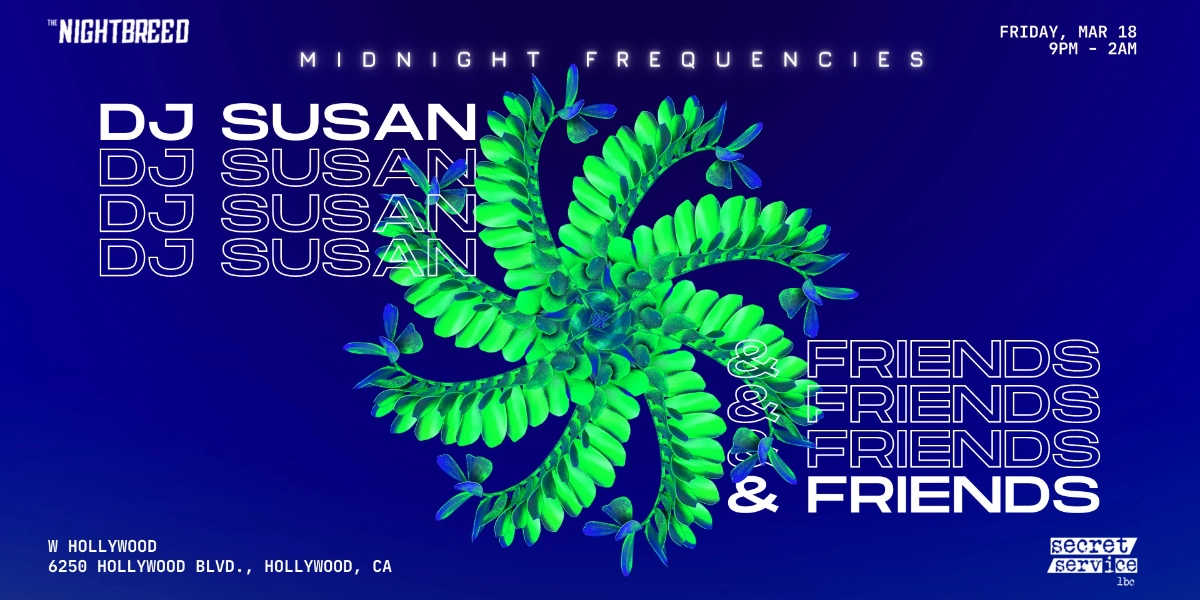 Event image for Midnight Frequencies feat. DJ Susan