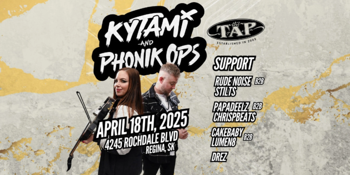 Event image for Kytami & Phonik Ops - April 18 - The Tap