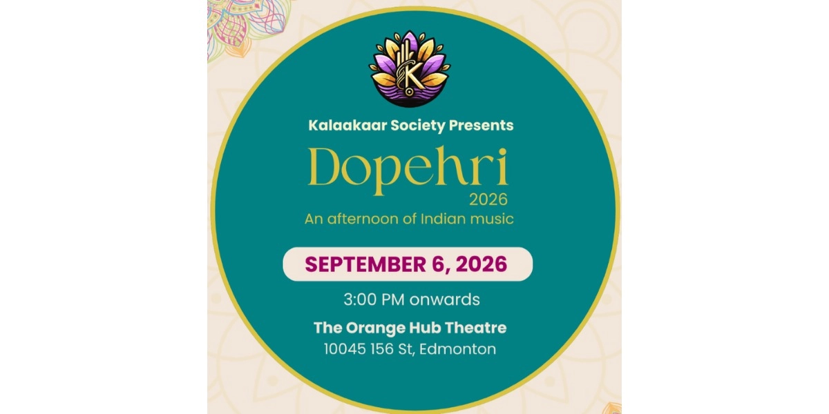 Event image for Dopehri 2026 - Kalaakaar Society Edmonton