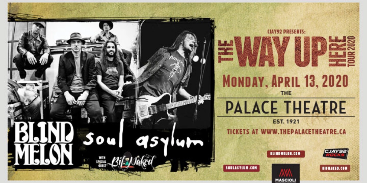 Event image for Blind Melon & Soul Asylum w/ Bif Naked - CANCELLED