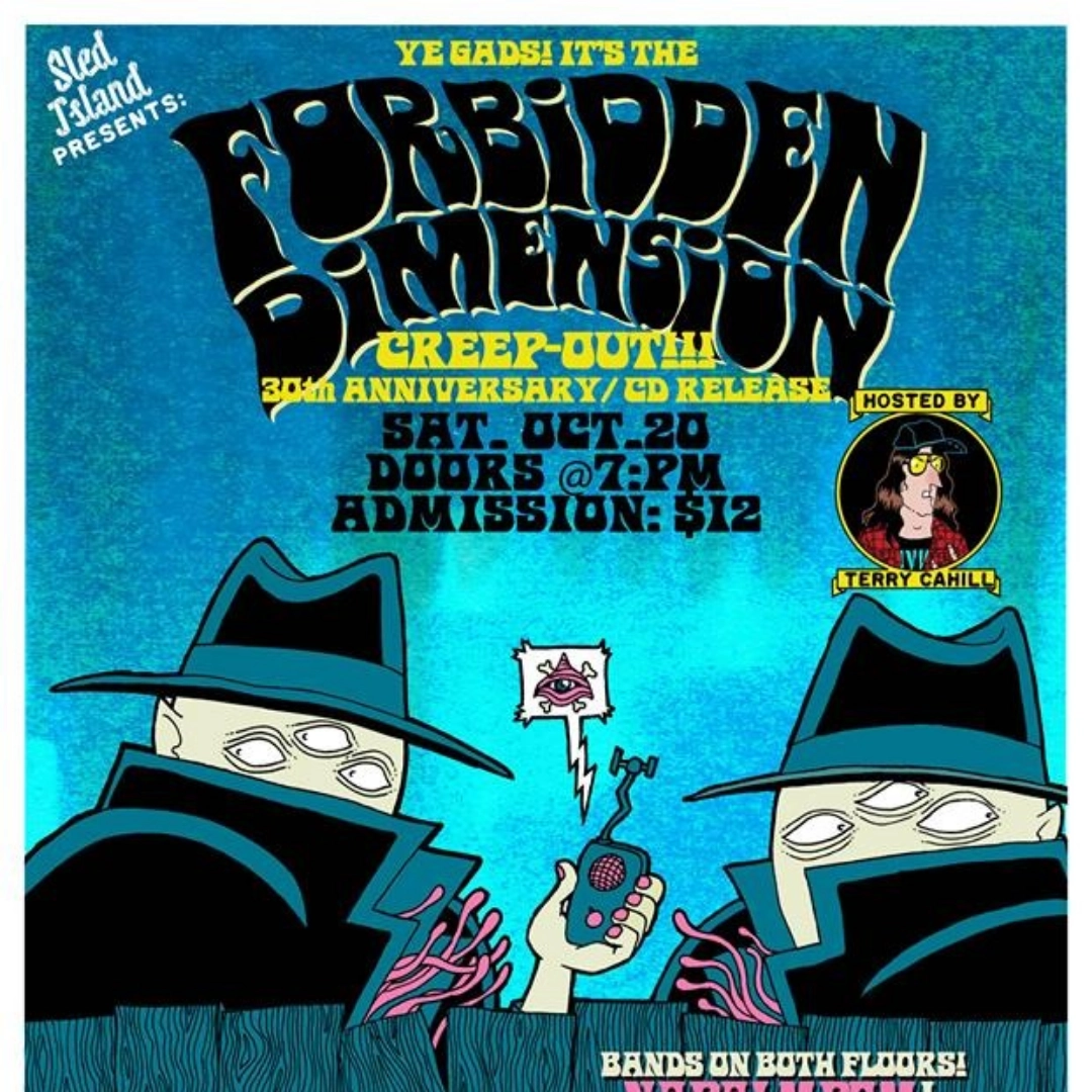 Event image for Forbidden Dimension 30th anniversary & album release with fiends