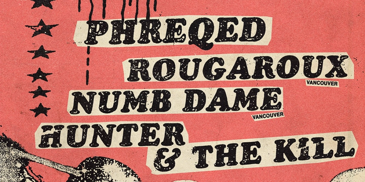 Event image for Left Handed Spoon presents Phreqed, Rougaroux, Numb Dame and Hunter & the Kill