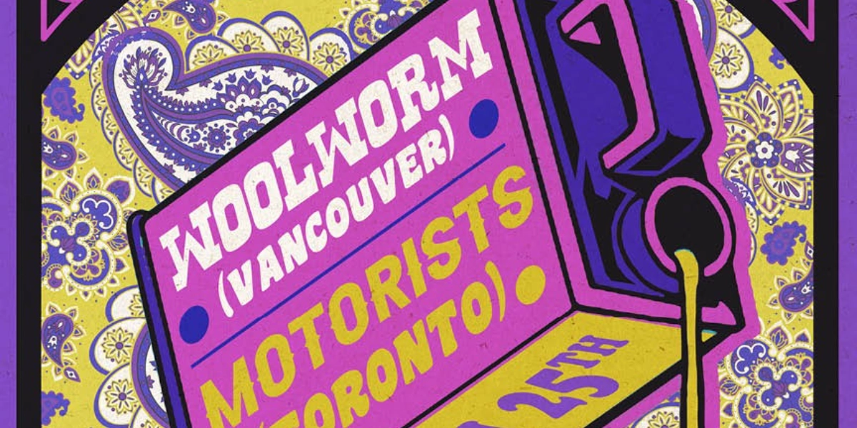 Event image for Woolworm, Motorists, Window Lamp, Silvering, Temps and Sonido Nuevo