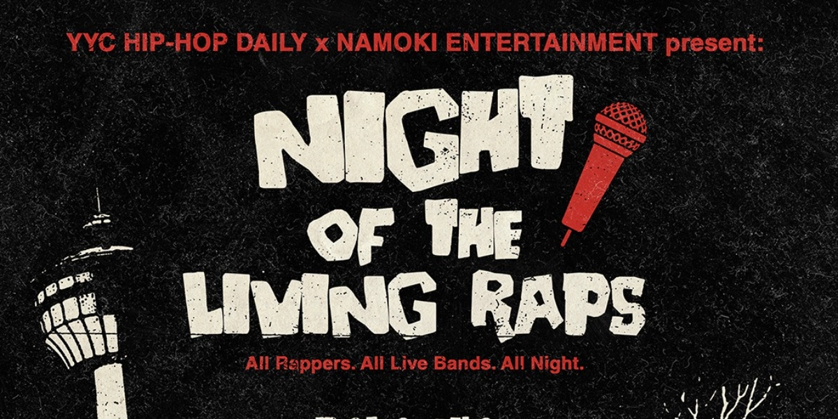 Event image for Night of the Living Raps: All Rappers, All Live Bands, All Night