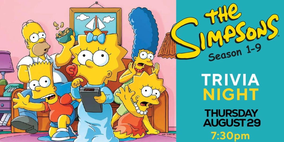 Event image for Simpsons Trivia (Season 1-9) @ The Pint Upper Deck