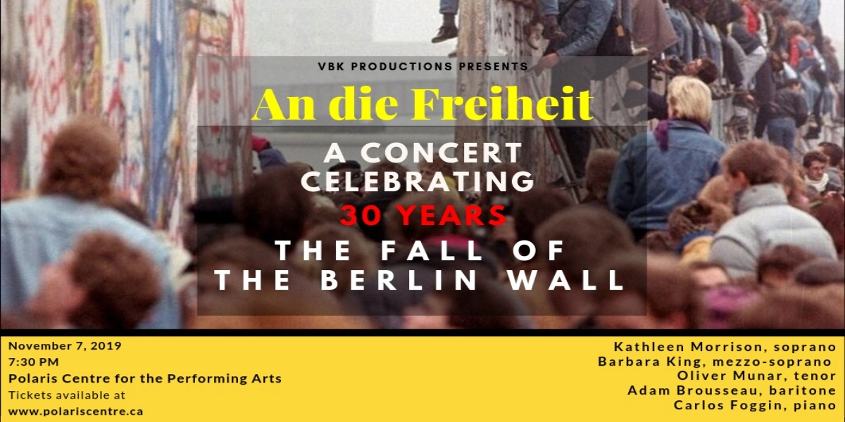 Event image for An die Freiheit: Berlin Wall Concert