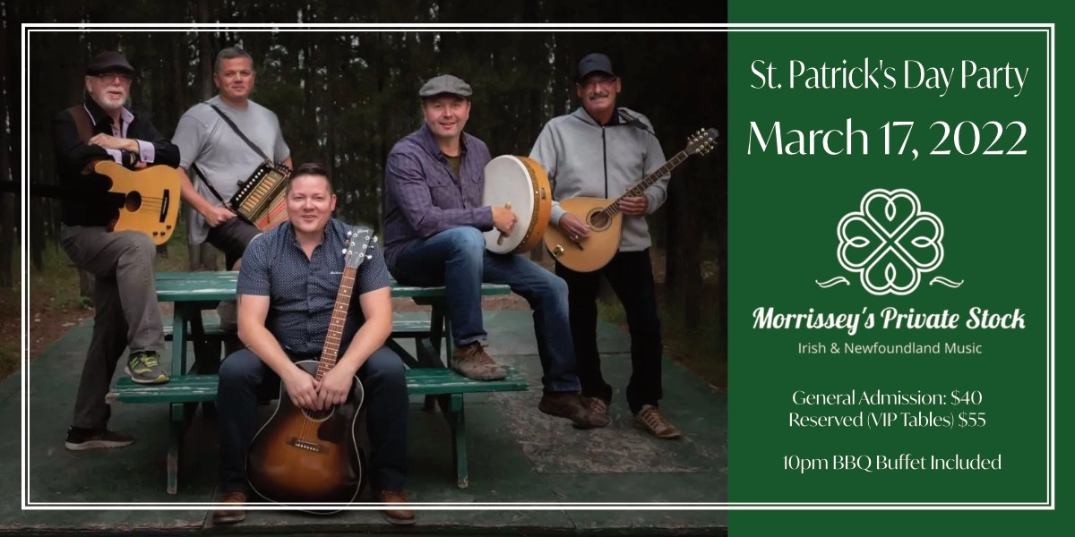 Event image for St Patrick's Day with Morrissey's Private Stock
