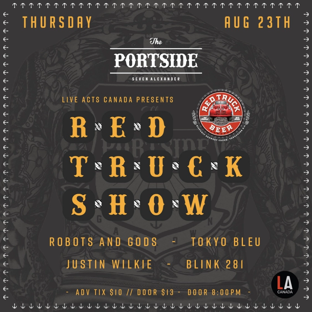 Event image for Robots And Gods w/ tokyo bleu, Justin Wilkie & Blink 281