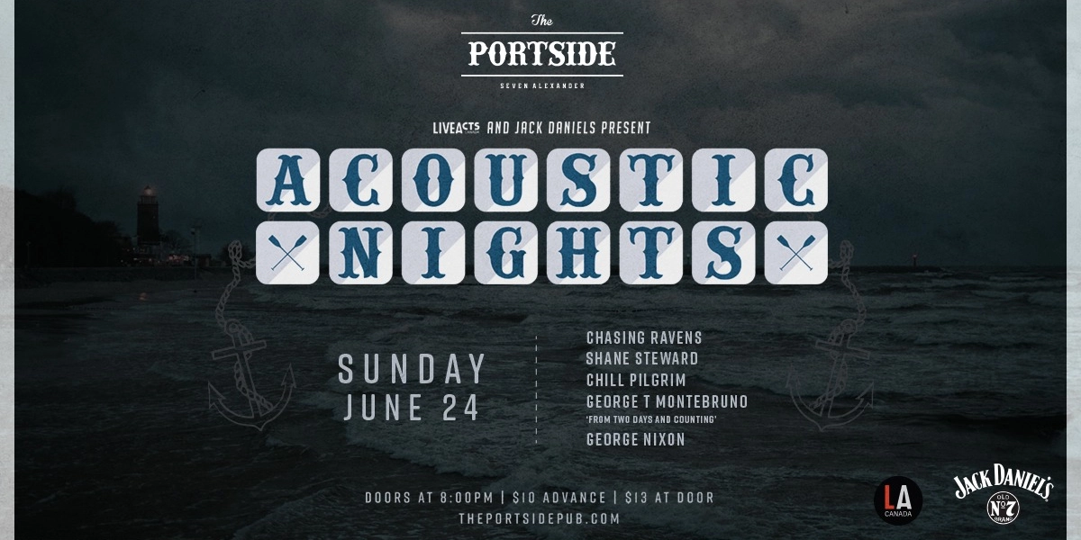 Event image for Acoustic Nights @ Portside June 24th