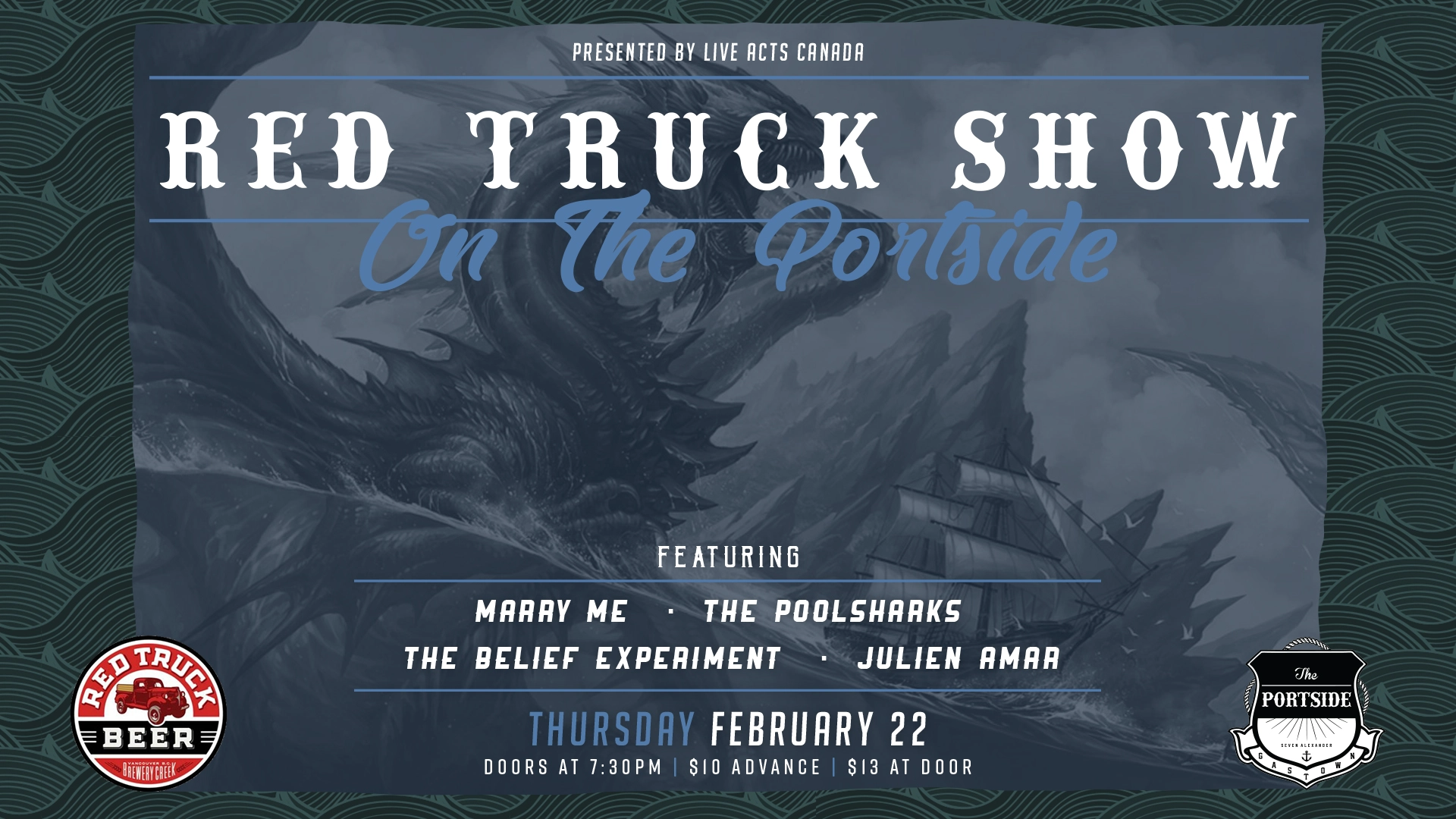 Event image for Marry Me w The Poolsharks, The Belief Experiment and Julien Amar