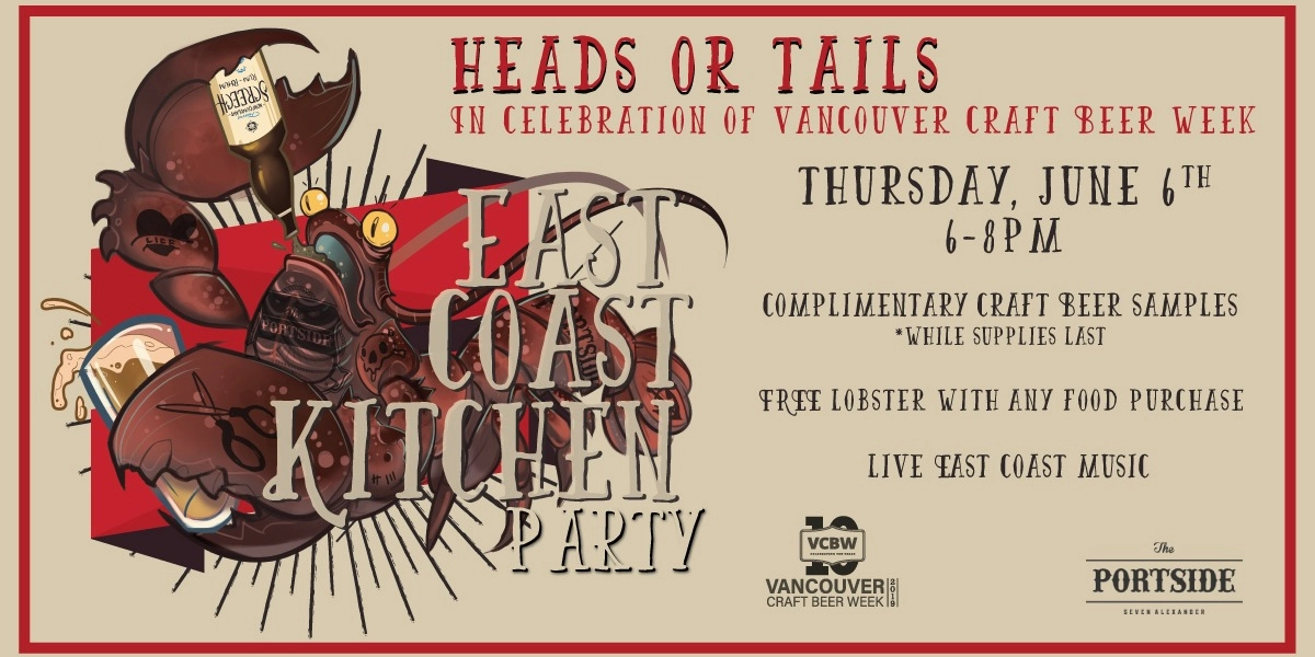 Event image for Heads or Tails - In Celebration of Vancouver Craft Beer Week
