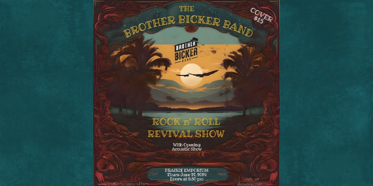 Event image for Brother Bicker Band: Rock 'n' Roll Revival Show