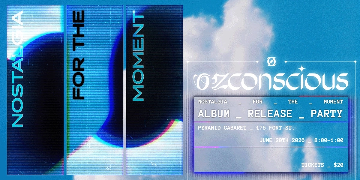 Event image for OZCONSCIOUS ALBUM RELEASE PARTY