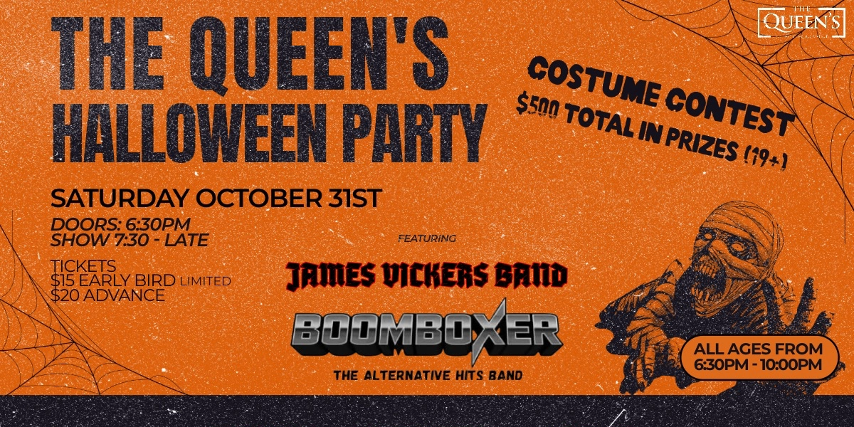 Event image for HALLOWEEN PARTY @ THE QUEEN'S