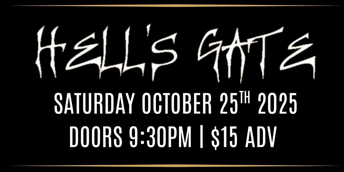 Event image for Hell's Gate LIVE @ The Queen's