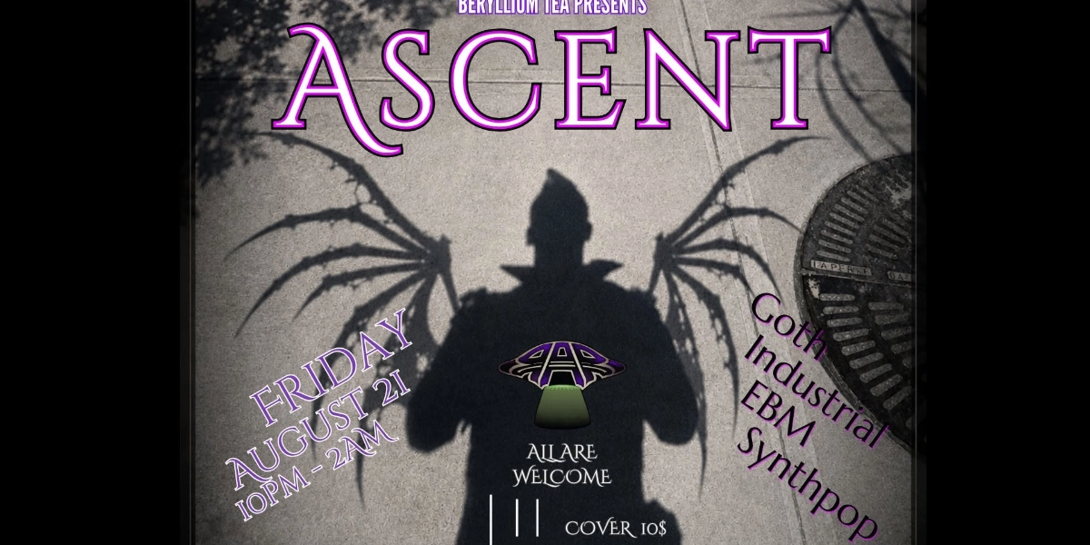 Event image for ASCENT // Goth & Industrial Night @ LevelTwo