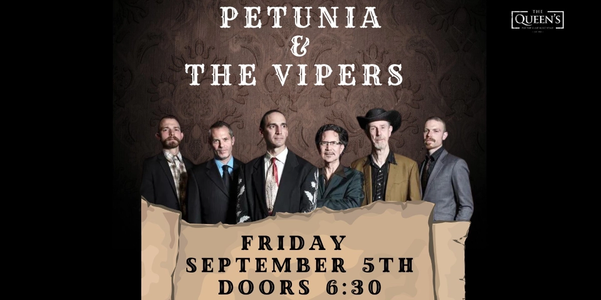 Event image for Petunia & The Vipers LIVE @ The Queen's