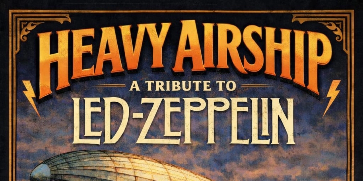 Event image for Heavy Airship - A Tribute to Led Zeppelin LIVE @ The Queen's