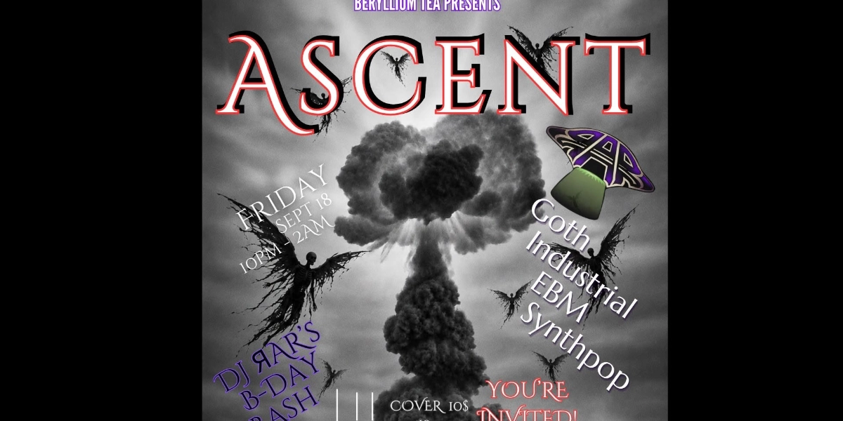 Event image for ASCENT GOTH & INDUSTRIAL NIGHT LIVE @ LEVELTWO