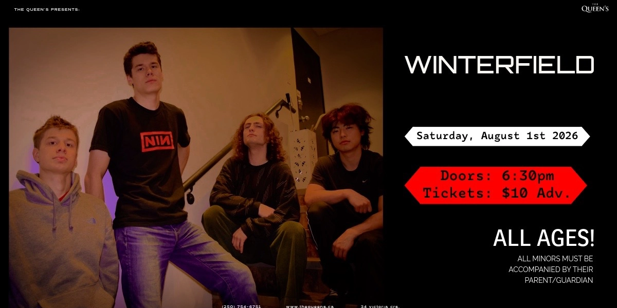 Event image for WINTERFIELD LIVE @ THE QUEEN'S