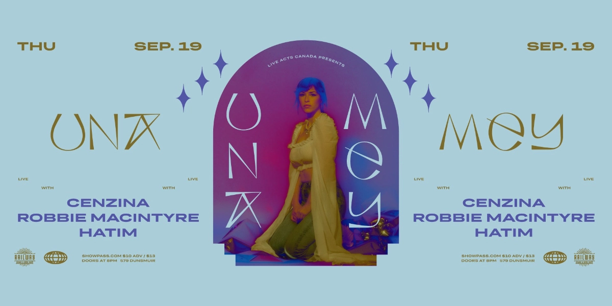 Event image for UNA MEY + GUESTS // RAILWAY STAGE & BEER CAFÉ