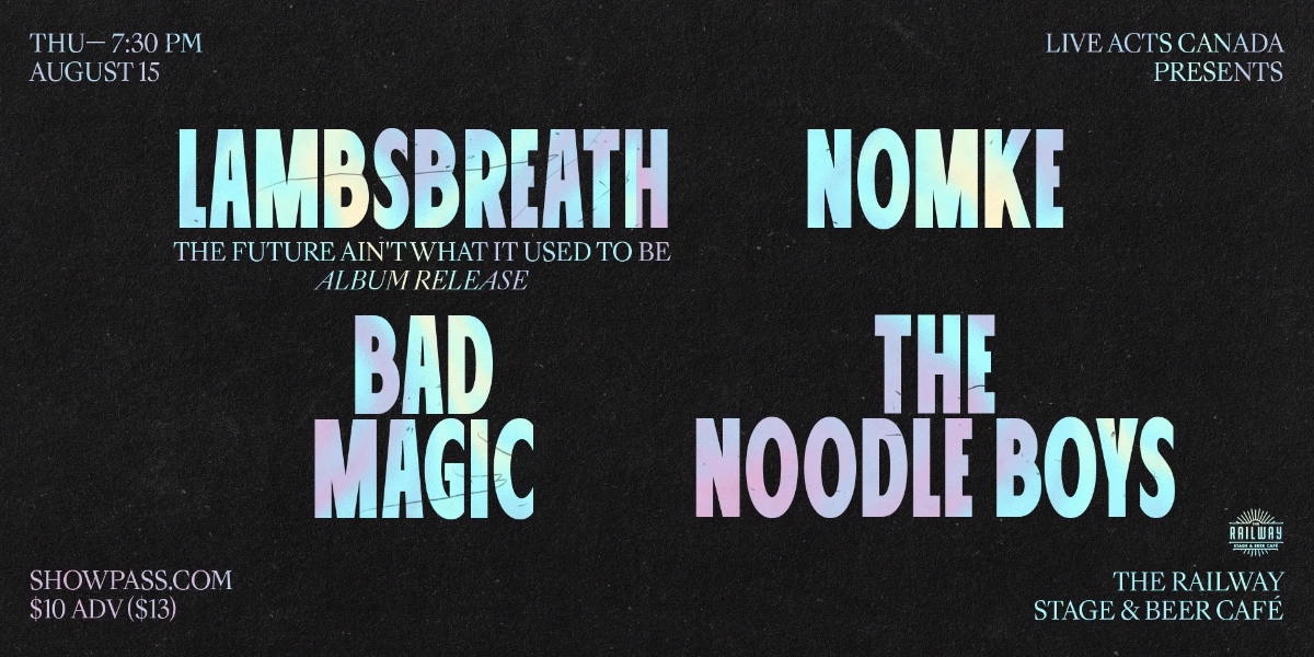 Event image for LAMBSBREATH + GUESTS // RAILWAY STAGE & BEER CAFÉ