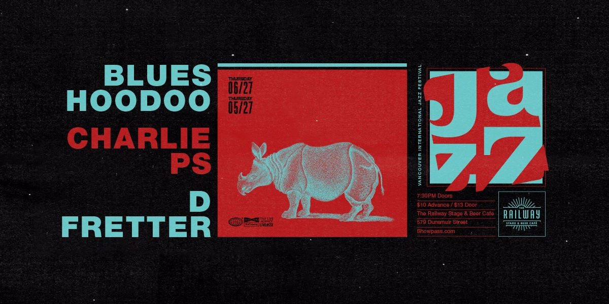 Event image for BLUES HOODOO + GUESTS // RAILWAY STAGE & BEER CAFÉ