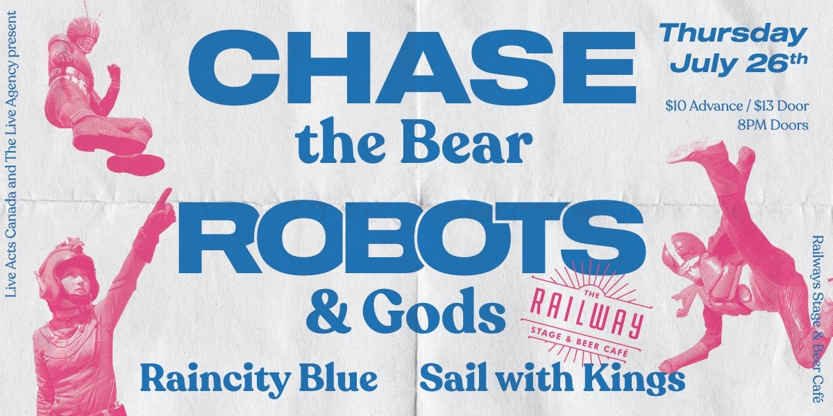 Event image for CHASE THE BEAR + GUESTS // THE RAILWAY STAGE & BEER CAFÉ
