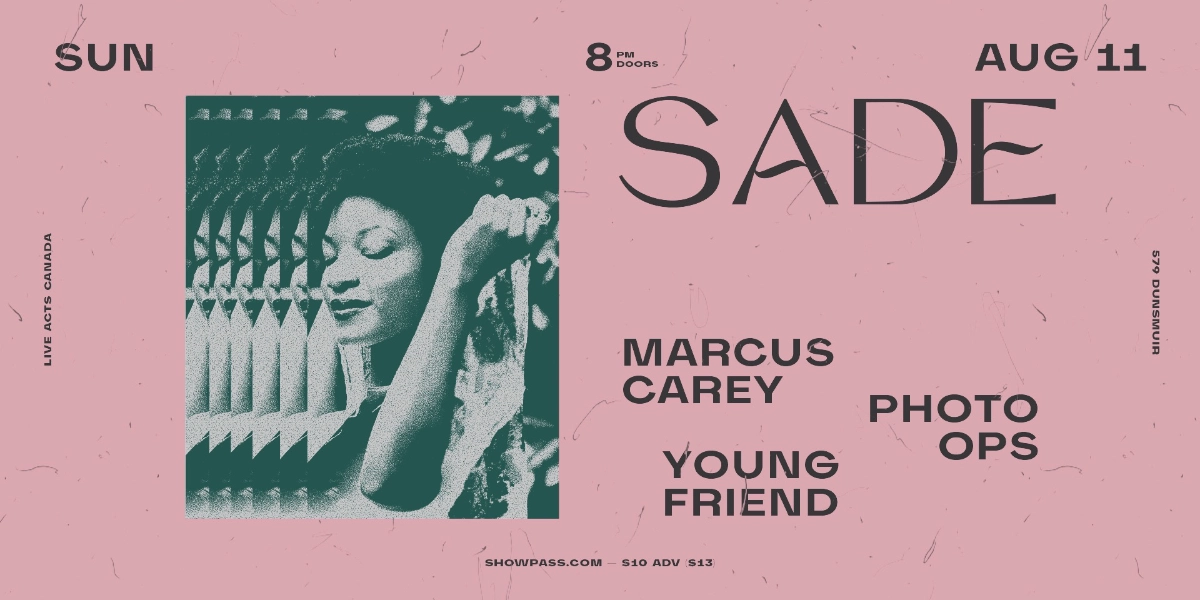 Event image for SADE + GUESTS // RAILWAY STAGE & BEER CAFÉ