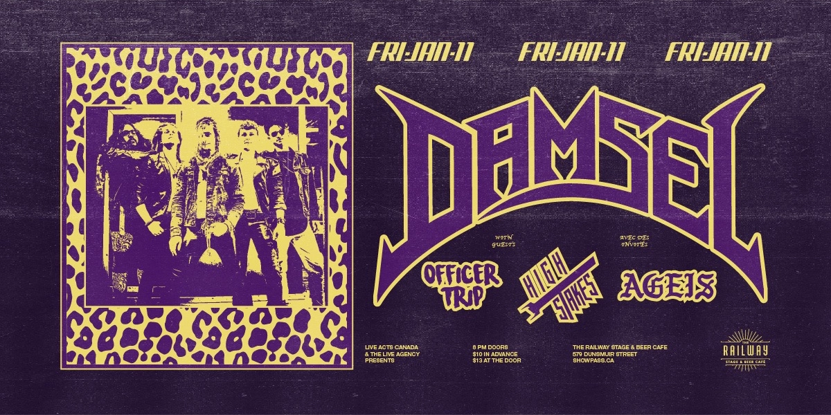 Event image for DAMSEL + GUESTS // RAILWAY STAGE & BEER CAFÉ