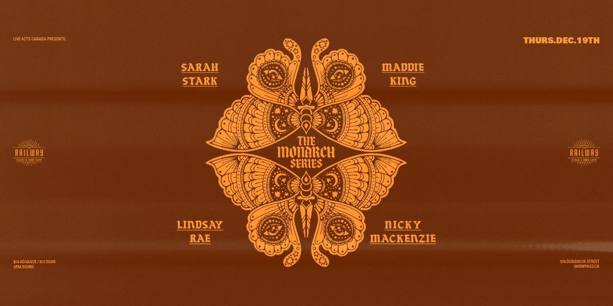 Event image for THE MONARCH SERIES // RAILWAY STAGE & BEER CAFÉ