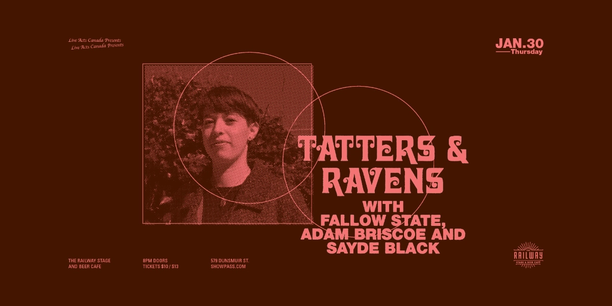 Event image for TATTERS & RAVENS + GUESTS // RAILWAY STAGE & BEER CAFÉ
