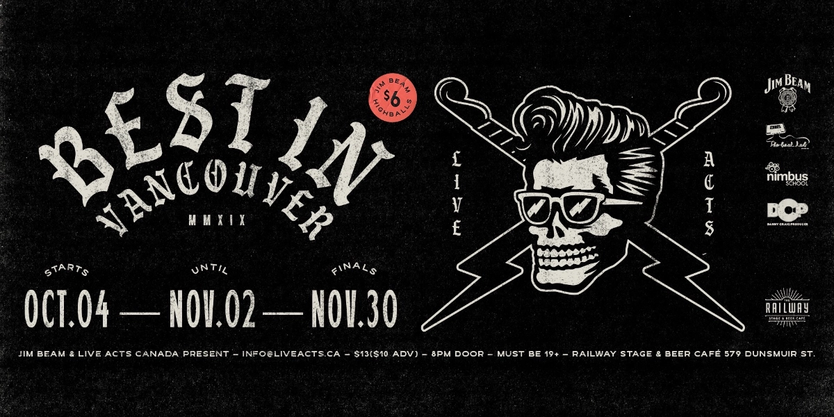Event image for BEST IN VANCOUVER FINALS // RAILWAY STAGE & BEER CAFÉ