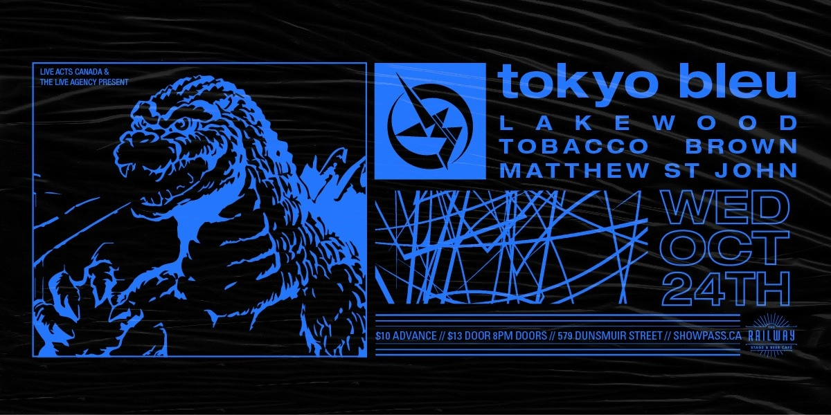 Event image for TOKYO BLEU + GUESTS // THE RAILWAY STAGE & BEER CAFÉ