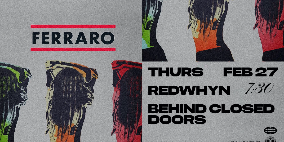 Event image for FERRARO + GUESTS // RAILWAY STAGE & BEER CAFÉ