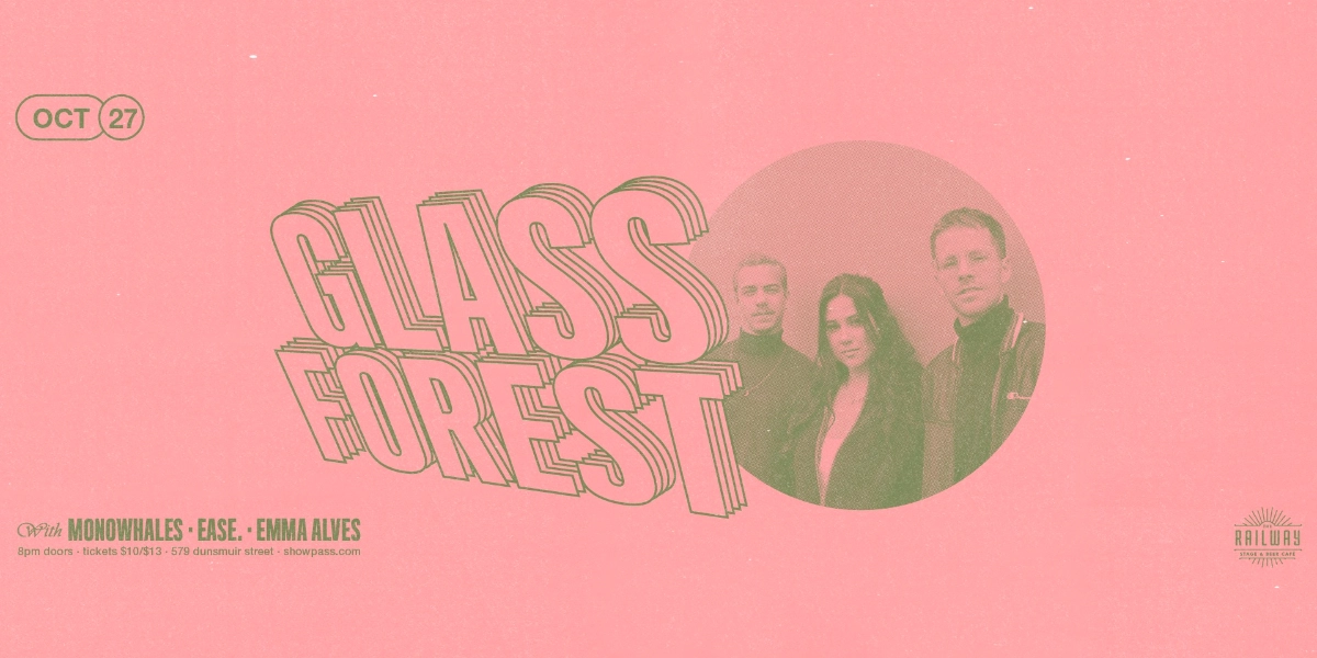Event image for GLASS FOREST + GUESTS // RAILWAY STAGE & BEER CAFÉ