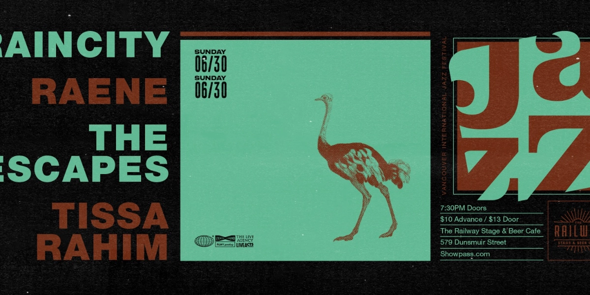 Event image for RAINCITY + GUESTS // RAILWAY STAGE & BEER CAFÉ