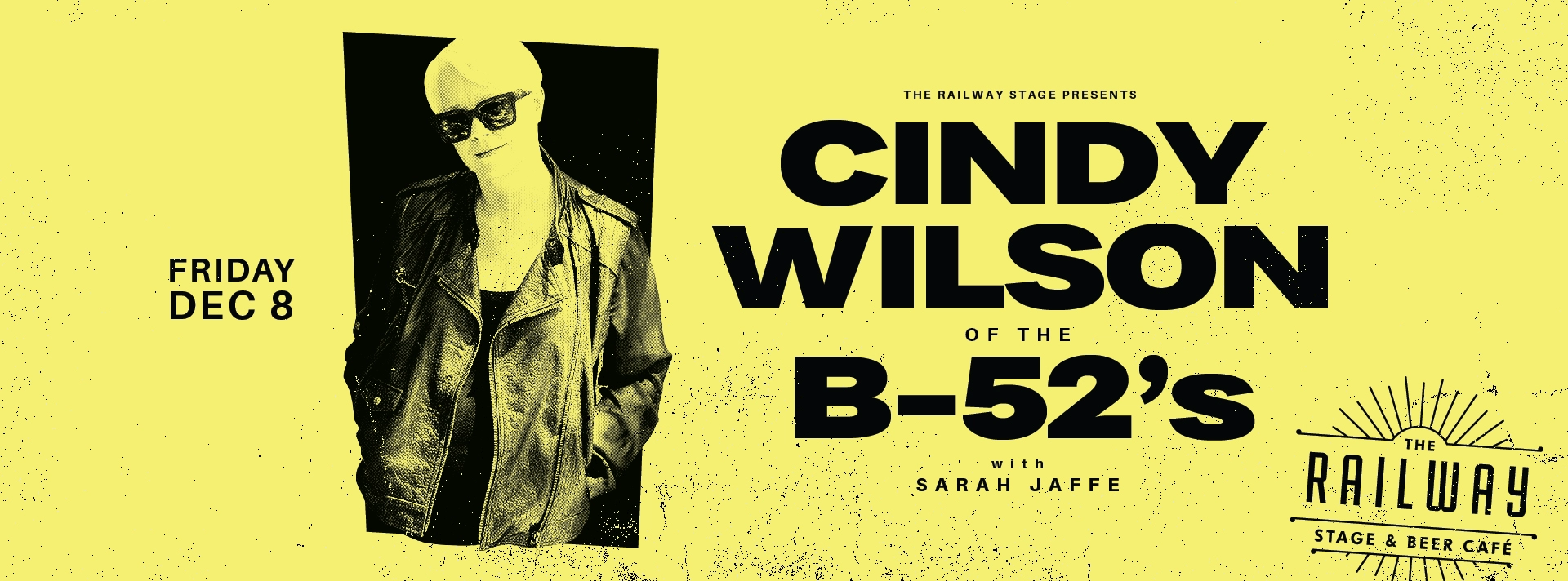 Event image for CINDY WILSON (The B-52s) // THE RAILWAY STAGE & BEER CAFÉ